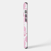 Roze Konijnen Patroon iPhone Hoesje (Linkerkant)