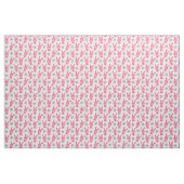 Roze konijntjes en harten stof (Yard (91,4 cm))