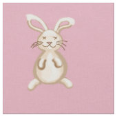 Roze konijntjes stof (Close Up)