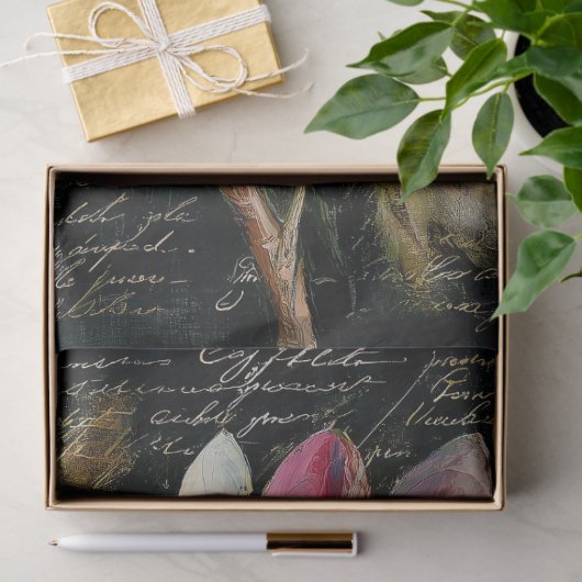 Roze Koning Protea Bloem Decoupage Tissuepapier (Geschenk)