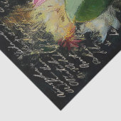 Roze Koning Protea Bloem Decoupage Tissuepapier (Detail)