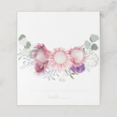 Roze Koning Protea Boho Botanical Plaatskaartje (Buitenkant ongevouwen)