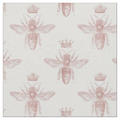 Roze koningin bijen wit stof (Close Up)
