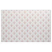 Roze koningin bijen wit stof (Fat Quarter)