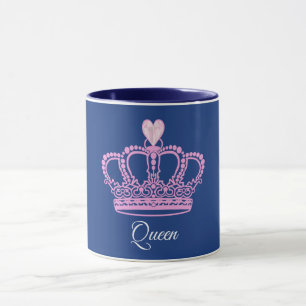 Roze Koningin Kroon Diadeem Mok