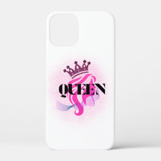 Roze Koningin Kroon Ontwerp – Zelfverzekerde Vrouw Case-Mate iPhone Case