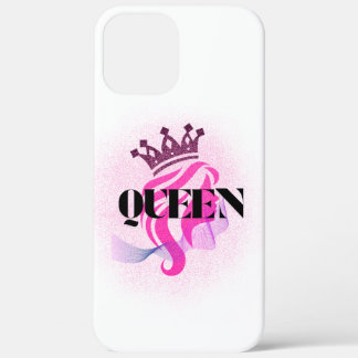 Roze Koningin Kroon Ontwerp – Zelfverzekerde Vrouw Case-Mate iPhone Case