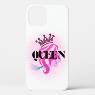 Roze Koningin Kroon Ontwerp – Zelfverzekerde Vrouw Case-Mate iPhone Case