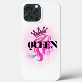 Roze Koningin Kroon Ontwerp – Zelfverzekerde Vrouw Case-Mate iPhone Case