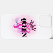 Roze Koningin Kroon Ontwerp – Zelfverzekerde Vrouw Case-Mate iPhone Case (Achterkant (horizontaal))