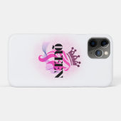 Roze Koningin Kroon Ontwerp – Zelfverzekerde Vrouw Case-Mate iPhone Case (Achterkant (horizontaal))