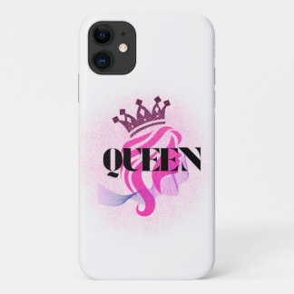 Roze Koningin Kroon Ontwerp – Zelfverzekerde Vrouw Case-Mate iPhone Case