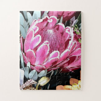 Roze koningin Protea Australia native floral no.2 Legpuzzel