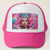 ROZE KONINGIN TRUCKER PET (Voorkant)