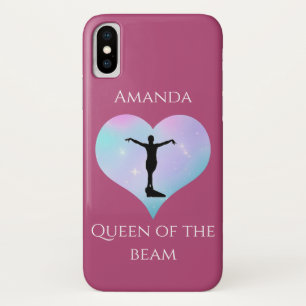 Roze koningin van de straal gymnastiek gepersonali Case-Mate iPhone case