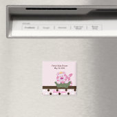 Roze Koningin van het Oerwoud Favor Magnet (Insitu (Vaatwasser))