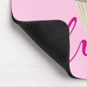 Roze kookcake Yum! Muismat (Hoek)