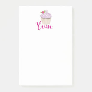 Roze kookcake Yum! Post-it® Notes