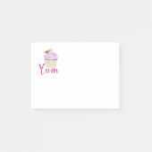 Roze kookcake Yum! Post-it® Notes (Voorkant)