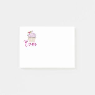 Roze kookcake Yum! Post-it® Notes