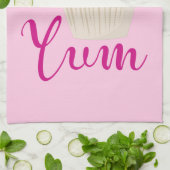 Roze kookcake Yum! Theedoek (Gevouwen)