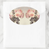  Roze Kool Roos Bloemen Stickers (Tas)