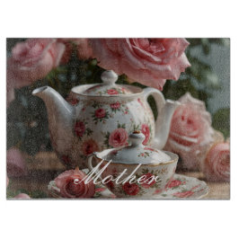 Roze Kool Roos Tea Snijplank