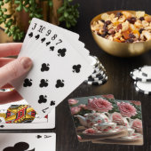 Roze Koolraap Rose Thee Pokerkaarten (Insitu)