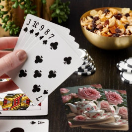 Roze Koolraap Rose Thee Pokerkaarten