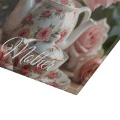 Roze Koolraap Rozen Thee Snijplank (Hoek)