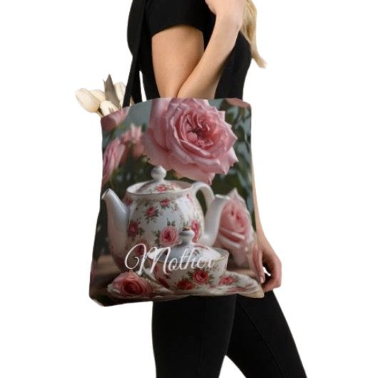 Roze Koolroos Thee  Tote Bag
