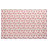 Roze Koolrozen Engelse Landelijke Bloemen  Stof (Yard (91,4 cm))