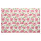 Roze Koolrozen Engelse Landelijke Bloemen  Stof (Fat Quarter)