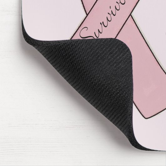 Roze koolstof Survivor/Hero - Mousepad Muismat (Hoek)