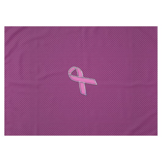 Roze koolstofarm tafelkleed (Voorkant (Horizontaal))