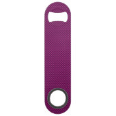 Roze koolstofbewustwording Fuchsia Carbon Fibre Speed Flessenopener (Achterkant)
