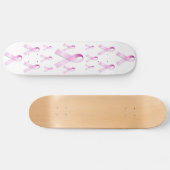 Roze koolstofplaat skateboard (Horizontaal)