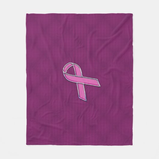 Roze koolstofvezel fleece deken (Voorkant)