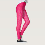 Roze koolstofvezel gepatterd leggings (Rechts)
