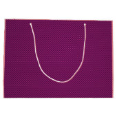 Roze koolstofvezel groot cadeauzakje (Achterkant)