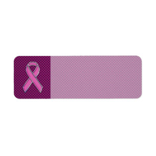 Roze koolstofvoetballer etiket