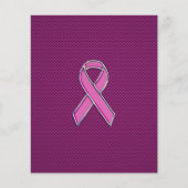 Roze koolstofvoetballer flyer (Voorkant)