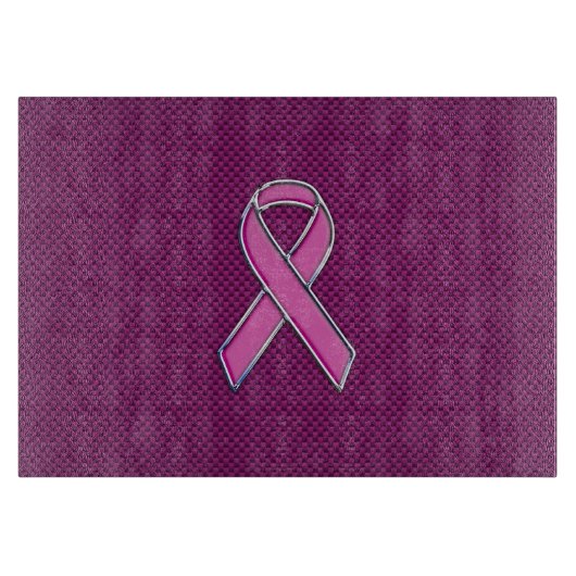 Roze koolstofvoetballer snijplank (Voorkant)