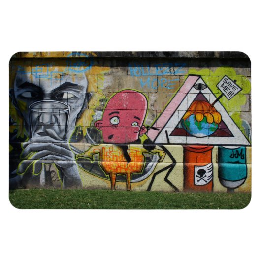 Roze kop magneet (Horizontaal)