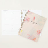 Roze & Koraal Abstract Bloemstuk Kunst Doelplanner Planner (Display)