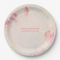 Roze & Koraal Abstracte Kunst het Schilderen Douan