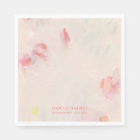 Roze & Koraal Abstracte Kunst het Schilderen Douan