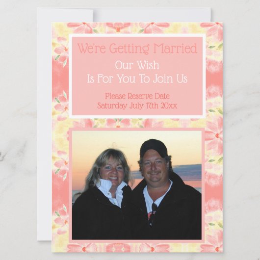 Roze Koraal Aquarel (Achterkant)