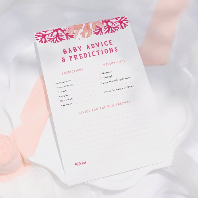 Roze Koraal Baby Voorspellingen & Advies Spel (Creator heeft geüpload)