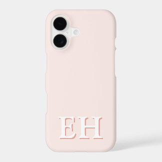 Roze & Koraal | Minimaal Modern Initiaal Monogram